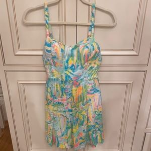 Lilly Pulitzer flows dress with pockets.